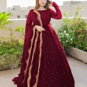 New chiffon embroidered