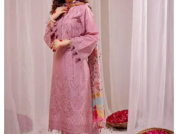 Women 3 pcs embroidered