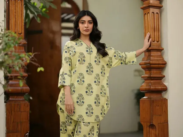 Printed lown suit