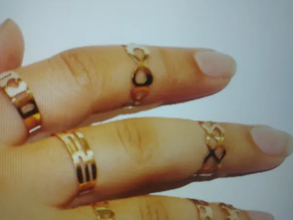 Adramat 12 PCs women's Ring Stainless steel ring..