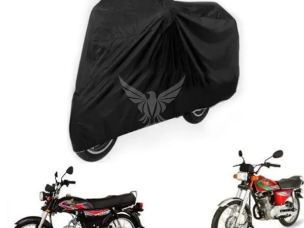 Waterproof Bike Cover Black Parachute Material