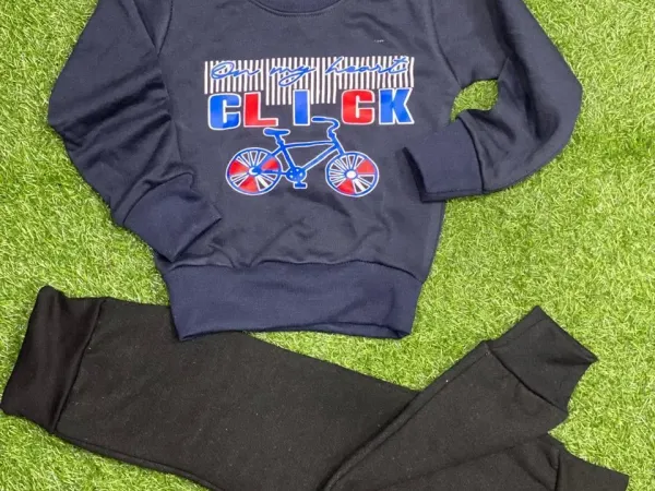 Product Name*: Boy Fleece Printed Tracksuit Blue 1-12 Years
